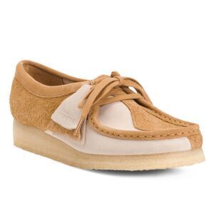 CLARKS Suede Wallabee Chukkas Women Size 10 BOHO Quiet Luxury Gandpacore NEW